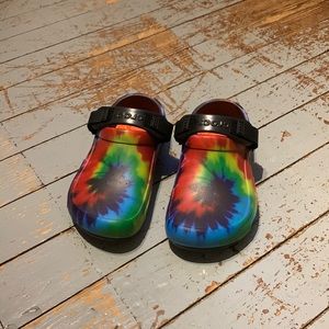 Tie dye CROCS